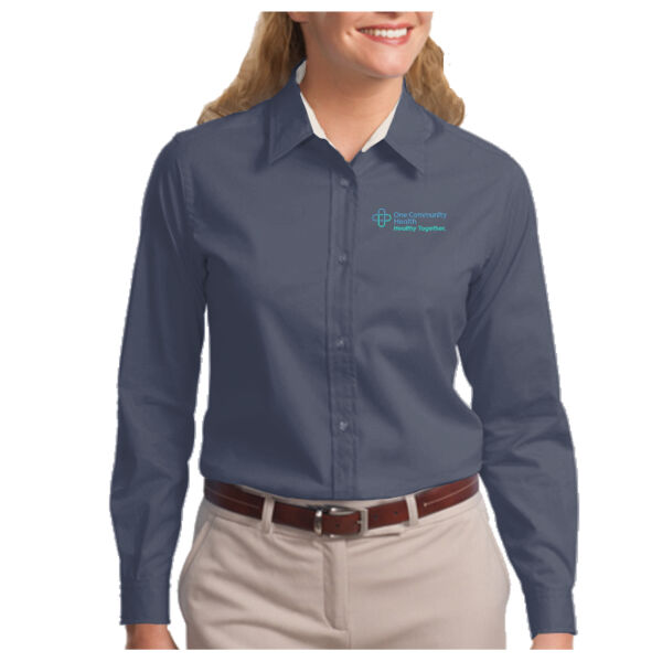 OCH - Ladies Long Sleeve Easy Care Shirt Thumbnail
