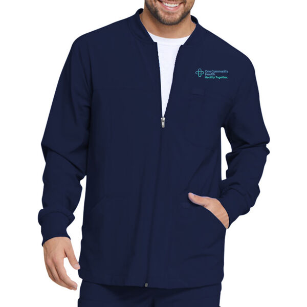 OCH - Dickies EDS Mens Essentials Zip Front Warm-Up Jacket Thumbnail